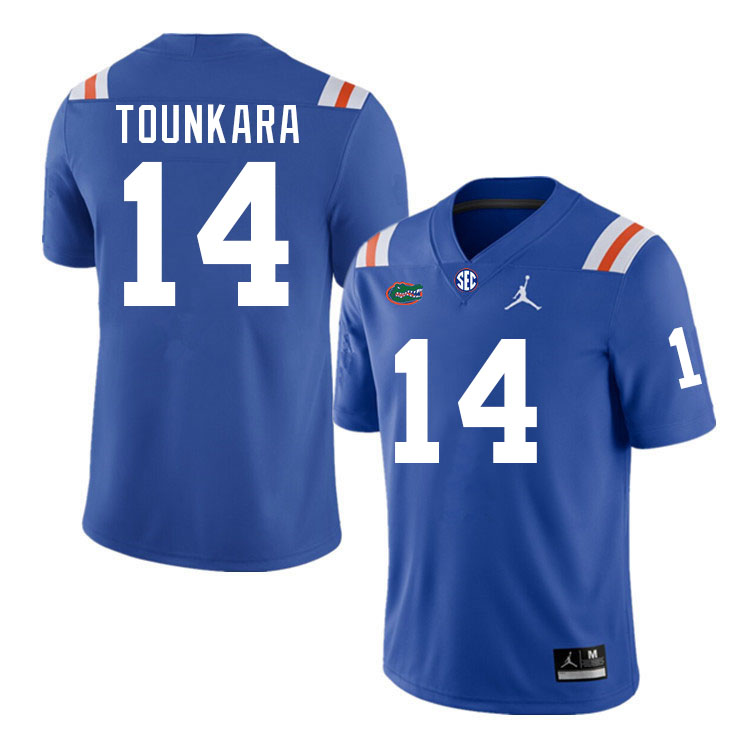 Florida Gators #14 Muizz Tounkara College Football Jerseys Stitched-Throwback